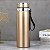 Garrafinha Térmica Aço Inox 600ml água Gelada Quente Bege [F102] - Imagem 2