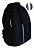 Mochila Unissex Resistente Preta Passeio Escolar Caminhada [F102] - Imagem 1