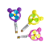 Vento Pop: Ventilador Com Balinhas Tutti Frutti Cx 30 Uni [F130] - Imagem 3