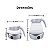Chaleira Elétrica Dobrável Jarra Bule Silicone 600w 110v 600ml Portátil [F102] - Imagem 4