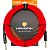 Cabo Para Instrumentos Player P10 x P10 5m Vermelho Hayonik [F003] - Imagem 1