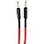 Cabo Para Instrumentos Player P10 x P10 5m Vermelho Hayonik [F003] - Imagem 4