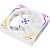 Kit Cooler Fan ARGB Fortrek Frosty Branco Com Controladora/Controle [F002] - Imagem 4