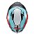 Capacete Texx Fecha Raptor Hornet Azu Verm Branc Bril 58 [F016] - Imagem 6