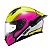 Capacete Texx Fecha Raptor Hornet Verd Ros Branc Bril 58 [F016] - Imagem 1