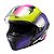 Capacete Texx Fecha Raptor Hornet Verd Rox Branc Ros Bril 62 [F016] - Imagem 5