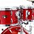 Bateria Completa (5 tambores) Bumbo 20 (Vermelho BRM) Tama Imperialstar IP50H6W-BRM [F035] - Imagem 4