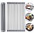 Escorredor De Pia Dobravel Portatil Aço Inox Tamanho:47x30 G [F102] - Imagem 1