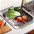 Escorredor De Pia Dobravel Portatil Aço Inox Tamanho:47x30 G [F102] - Imagem 5