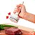 Amaciador De Carne Furador Batedor Manual Inox  Cor: Branco [F102] - Imagem 2