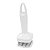 Amaciador De Carne Furador Batedor Manual Inox  Cor: Branco [F102] - Imagem 5