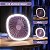 Mini Ventilador Mesa Luz Ring Light Usb Portátil Cor:lilás [F102] - Imagem 2