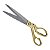 Tesoura Aço Inoxidável Costura Profissional Cor:dourado [F102] - Imagem 6