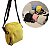 Shoulder Bag Bolsa Transversal Pano Lisa Pochete  Cor:rosa [F102] - Imagem 1
