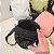 Shoulder Bag Bolsa Transversal Pano Lisa Pochete  Cor:rosa [F102] - Imagem 3