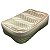 Bolsa Necessaire Estilo Matelassê Chevron Metálico Dourado [F102] - Imagem 1