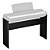 Estante Para Teclado Digital L 121 B Preta Yamaha [F097] - Imagem 1