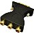 Adaptador Dvi Macho X 3 Rca Femea Gold Loud [F086] - Imagem 2