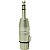 Adaptador Xlr 3 Pin Femea X P10 Macho Stereo Nickel Pct C/10 Loud [F086] - Imagem 1