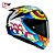 Capacete Hjc Rpha 12 Spasso  Azul Amare Laran Branc 56 [F016] - Imagem 4