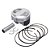 Pistao Kit C/anel Kmp Dyamond Crf 230 Rac. Taxado 5.00 70.50 [F016] - Imagem 1