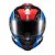 Capacete Texx Fecha Kaiman Vector Azu Verm Pret Branc Bril 62 [F016] - Imagem 1