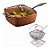 Panela Maxchef Caçarola Antiaderente 24 Cm Laranja [F102] - Imagem 3