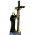 Imagem Santa Rita de Cássia Contempla Jesus na Cruz com Iluminação - Imagem 1