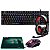 KIT Teclado Gaming Português ELG STRIKER CGSR41 + Mouse + Headset + Mousepad - Preto - Imagem 1