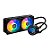 Water Cooler TGT Spartel V2, Rainbow, 240mm, Preto, TGT-SPLV240-BK01 - Imagem 1