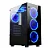 Gabinete Gamer Rise Mode Glass 06X, Mid Tower, ATX, Lateral em Vidro Fumê e Frontal em Vidro Temperado, Preto - RM-CA-06X-FB - Imagem 1
