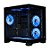 Gabinete Gamer Rise Mode Galaxy Glass M Mini, M-ATX, Lateral e Frontal em Vidro Temperado, Preto - RM-GA-GGMN-FB - Imagem 2