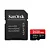 Cartao de Memoria Micro SD Sandisk Extreme Pro U3 V30 256GB Uhd 4K - SDSQXCD-256G-GN6MA - Imagem 1