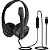 Headset Office com Microfone Fortrek HBS102 USB Preto - Imagem 1