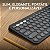 Teclado sem fio Logitech Pebble Keys 2 K380s com Conexão Bluetooth Easy-Switch e Pilha Inclusa - Compatível com PC, Mac, Chrome OS, Android, iOS e Apple TV, Layout US - Grafite - Imagem 3