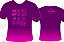 Camiseta baby look feminina roxa com rosa No Meat - Imagem 1