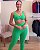 Conjunto Fitness High Performance – Verde Neon (Top + Legging) - Imagem 1