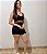 Conjunto Fitness Short - Black Essential (Todo Preto) - Imagem 1