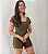 Macaquinho Fitness Comfort - Verde Fresh com Manguinha - Imagem 1