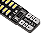 PAR de Lâmpada LED Pingo T10 24 SMD Super Branca 6000K – Alta Luminosidade Automotiva - Imagem 3
