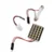 Placa LED Premium 24 LEDs 12V 6000K Cinoy – Luz Interna Automotiva Torpedo/T10 Branca Fria - Imagem 1