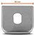 Capa para Engate 85 mm Universal em ABS Cromado - Imagem 3