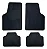Jogo de Tapetes Automotivo Universal PVC Preto – 4 Peças - Imagem 2