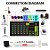 Mixer de áudio de 4/8 canais, controlador de dj, console de mixagem de som com b - Imagem 13