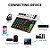 Mixer de áudio de 4/8 canais, controlador de dj, console de mixagem de som com b - Imagem 11