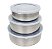 Conjunto Potes Inox 3 Peças Tampa Plástico - Imagem 2