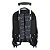 Mochila Infantil Escolar Rodinhas Preta Masculina Rodinhas Sonic - Imagem 3