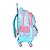 Mochila Infantil Escolar Rodinhas Feminina Barbie Luxcel - Imagem 3