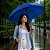Guarda-Chuva Reforçado Maxi Manual Azul Fazzoletti - Imagem 5