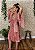 Vestido Longo Quartzo Rosa Manga - Imagem 2